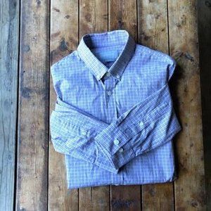 Hugh & Crye Tall/Broad Men's Oxford Shirt XL Formaldehyde Free!